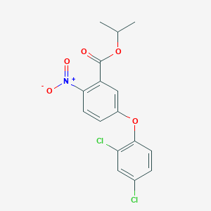 Propan-2-yl 5-(2,4-dichlorophenoxy)-2-nitrobenzoate