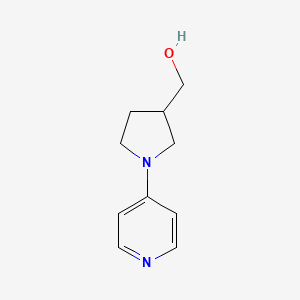 molecular formula C10H14N2O B1467243 [1-(Pyridin-4-yl)pyrrolidin-3-yl]methanol CAS No. 116692-56-9