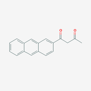 1-(Anthracen-2-YL)butane-1,3-dione