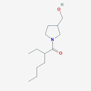 molecular formula C13H25NO2 B1467245 2-Ethyl-1-[3-(hydroxymethyl)pyrrolidin-1-yl]hexan-1-one CAS No. 1247756-70-2