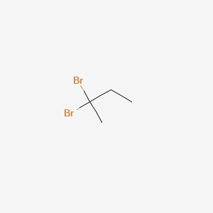 molecular formula C4H8Br2 B14672450 2,2-Dibromobutane CAS No. 50341-35-0