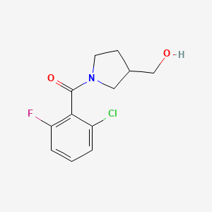 molecular formula C12H13ClFNO2 B1467246 [1-(2-氯-6-氟苯甲酰)吡咯烷-3-基]甲醇 CAS No. 1281212-31-4