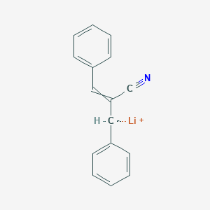 lithium;3-phenyl-2-(phenylmethyl)prop-2-enenitrile