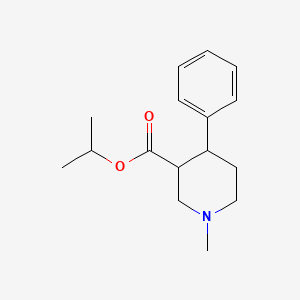 Propan-2-yl 1-methyl-4-phenylpiperidine-3-carboxylate