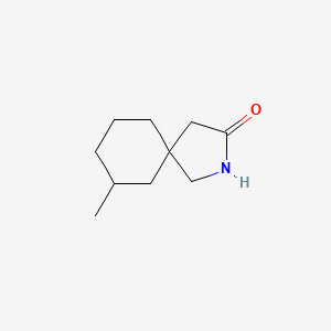 molecular formula C10H17NO B1467256 7-Methyl-2-azaspiro[4.5]decan-3-one CAS No. 1494096-61-5