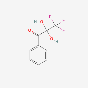 1-Propanone, 3,3,3-trifluoro-2,2-dihydroxy-1-phenyl-