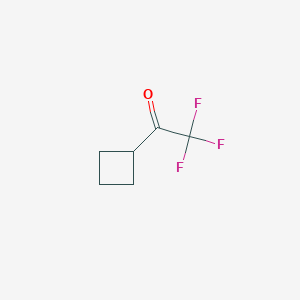molecular formula C6H7F3O B1467258 1-Cyclobutyl-2,2,2-trifluoroethan-1-one CAS No. 1542360-18-8