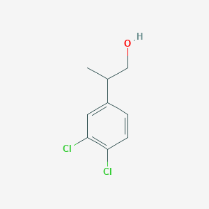molecular formula C9H10Cl2O B1467259 2-(3,4-Dichlorophenyl)propan-1-ol CAS No. 1432678-12-0