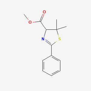 Methyl 5,5-dimethyl-2-phenyl-4,5-dihydro-1,3-thiazole-4-carboxylate