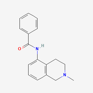 Benzamide, N-(1,2,3,4-tetrahydro-2-methylisoquinolin-5-yl)-