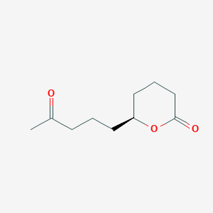 (6S)-6-(4-Oxopentyl)oxan-2-one