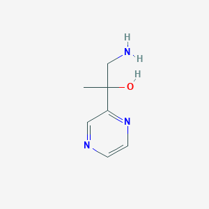 1-Amino-2-(pyrazin-2-yl)propan-2-ol