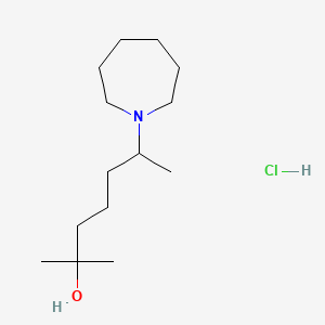 Hexahydro-alpha,alpha,epsilon-trimethyl-1H-azepin-1-pentanol hydrochloride