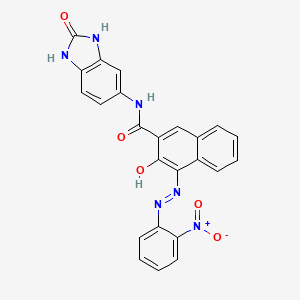 2-Naphthalenecarboxamide, N-(2,3-dihydro-2-oxo-1H-benzimidazol-5-yl)-3-hydroxy-4-[(2-nitrophenyl)azo]-