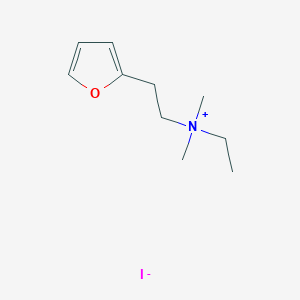 Ammonium, (2-(2-furyl)ethyl)dimethylethyl-, iodide