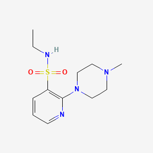 N-Ethyl-2-(4-methyl-1-piperazinyl)-3-pyridinesulfonamide