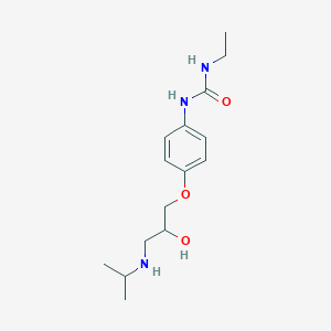 N-Ethyl-N'-(4-(2-hydroxy-3-((1-methylethyl)amino)propoxy)phenyl)urea