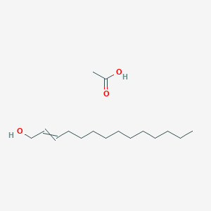 Acetic acid;tetradec-2-en-1-ol