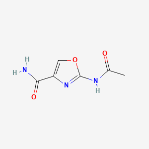 4-Oxazolecarboxamide, 2-(acetylamino)-