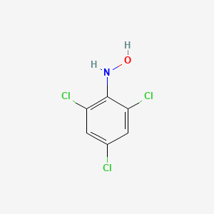 molecular formula C6H4Cl3NO B14673175 2,4,6-Trichloro-N-hydroxyaniline CAS No. 35758-77-1