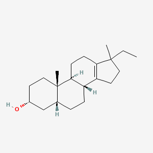 (3R,5R,8R,9S,10S)-17-ethyl-10,17-dimethyl-2,3,4,5,6,7,8,9,11,12,15,16-dodecahydro-1H-cyclopenta[a]phenanthren-3-ol