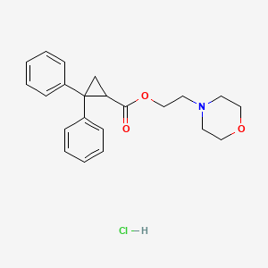 2-(4-Morpholinyl)ethyl 2,2-diphenylcyclopropanecarboxylate hydrochloride