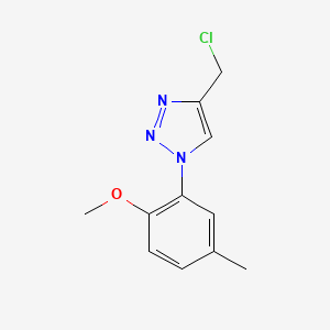 4-(chloromethyl)-1-(2-methoxy-5-methylphenyl)-1H-1,2,3-triazole