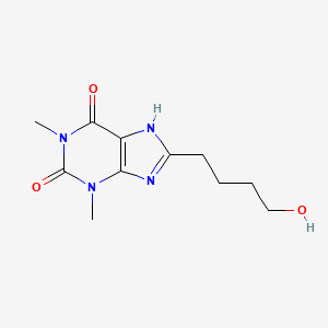 Theophylline, 8-(4-hydroxybutyl)-