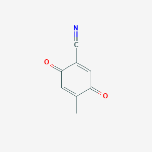 4-Methyl-3,6-dioxocyclohexa-1,4-diene-1-carbonitrile