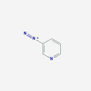 molecular formula C5H4N3+ B14673259 3-Pyridinediazonium CAS No. 35332-74-2