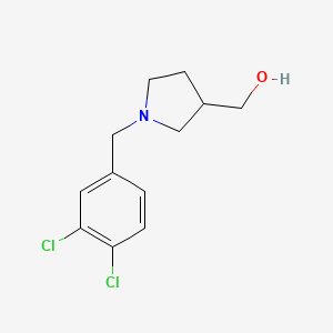 {1-[(3,4-Dichlorophenyl)methyl]pyrrolidin-3-yl}methanol