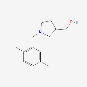 {1-[(2,5-Dimethylphenyl)methyl]pyrrolidin-3-yl}methanol