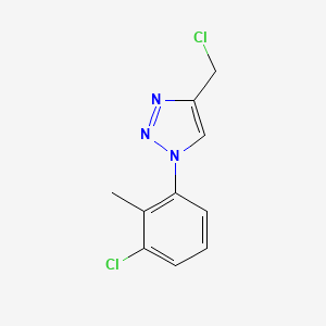 1-(3-chloro-2-methylphenyl)-4-(chloromethyl)-1H-1,2,3-triazole