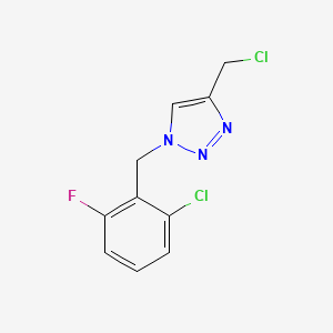 1-[(2-chloro-6-fluorophenyl)methyl]-4-(chloromethyl)-1H-1,2,3-triazole