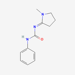 1-(1-Methyl-2-pyrrolidinylidene)-3-phenylurea