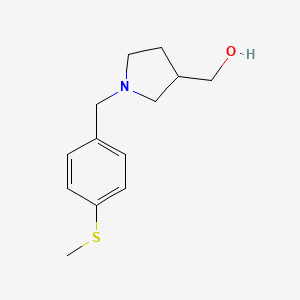 (1-{[4-(Methylsulfanyl)phenyl]methyl}pyrrolidin-3-yl)methanol