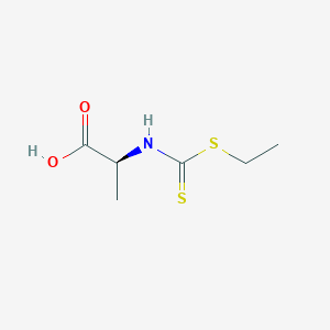 L-Alanine, N-[(ethylthio)thioxomethyl]-