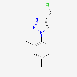 4-(chloromethyl)-1-(2,4-dimethylphenyl)-1H-1,2,3-triazole