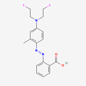 Azobenzene, 4-bis(2-iodoethyl)amino-2'-carboxy-2-methyl-