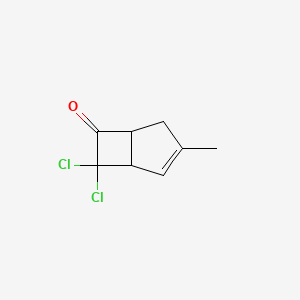 7,7-Dichloro-3-methylbicyclo[3.2.0]hept-2-en-6-one