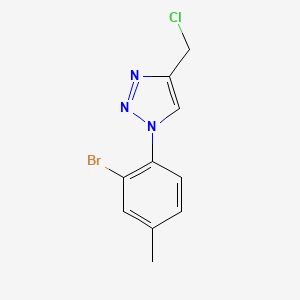 1-(2-bromo-4-methylphenyl)-4-(chloromethyl)-1H-1,2,3-triazole