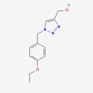 {1-[(4-ethoxyphenyl)methyl]-1H-1,2,3-triazol-4-yl}methanol