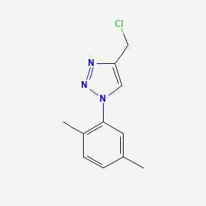 molecular formula C11H12ClN3 B1467370 4-(氯甲基)-1-(2,5-二甲苯基)-1H-1,2,3-三唑 CAS No. 1251302-83-6