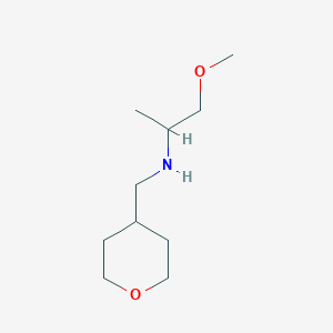 (1-Methoxypropan-2-yl)[(oxan-4-yl)methyl]amine