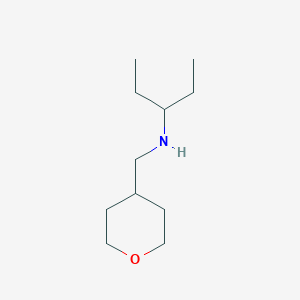 [(Oxan-4-yl)methyl](pentan-3-yl)amine