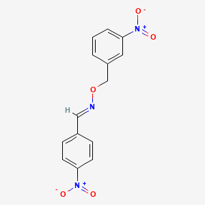 p-Nitrobenzaldehyde O-(m-nitrobenzyl)oxime