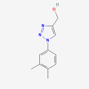 molecular formula C11H13N3O B1467397 [1-(3,4-dimethylphenyl)-1H-1,2,3-triazol-4-yl]methanol CAS No. 1126635-76-4