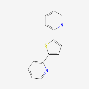 molecular formula C14H10N2S B14673978 2-[5-(2-Pyridyl)-2-thienyl]pyridine CAS No. 35299-68-4