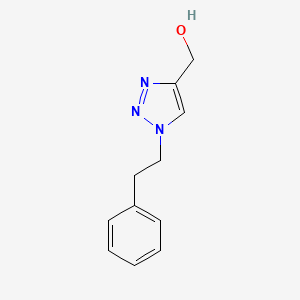 molecular formula C11H13N3O B1467398 [1-(2-phenylethyl)-1H-1,2,3-triazol-4-yl]methanol CAS No. 1247587-06-9