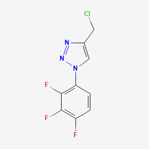 4-(chloromethyl)-1-(2,3,4-trifluorophenyl)-1H-1,2,3-triazole